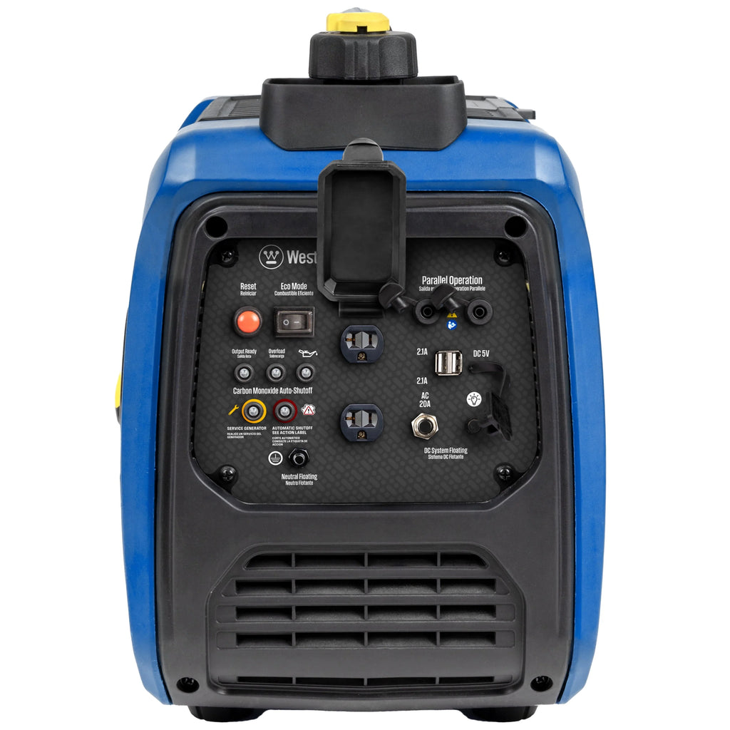 1500 Peak Watt Portable Gas Inverter Generator with CO Sensor M248