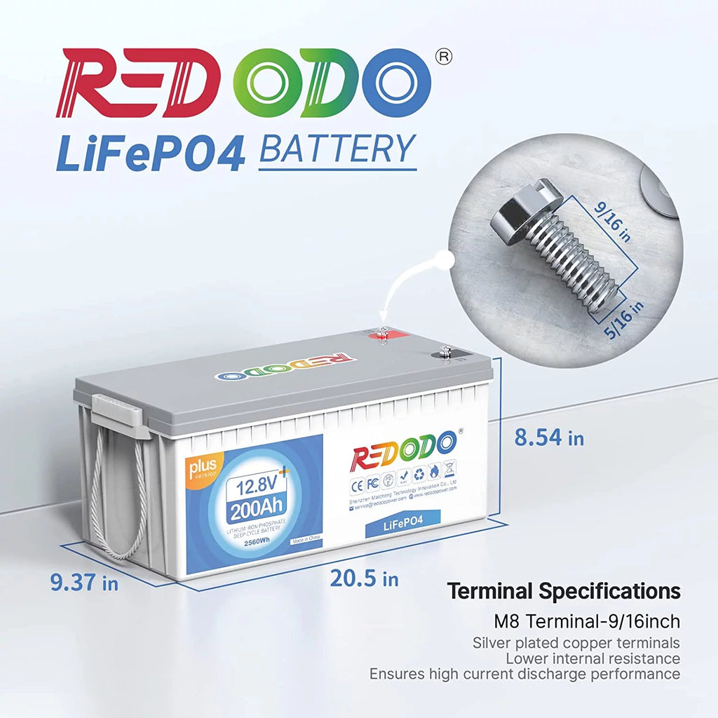 12V 200Ah Lithium LiFePO4 Battery D503413