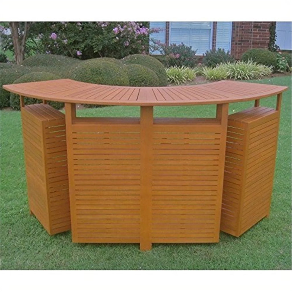 Outdoor Wood Fold Out Bar U1886