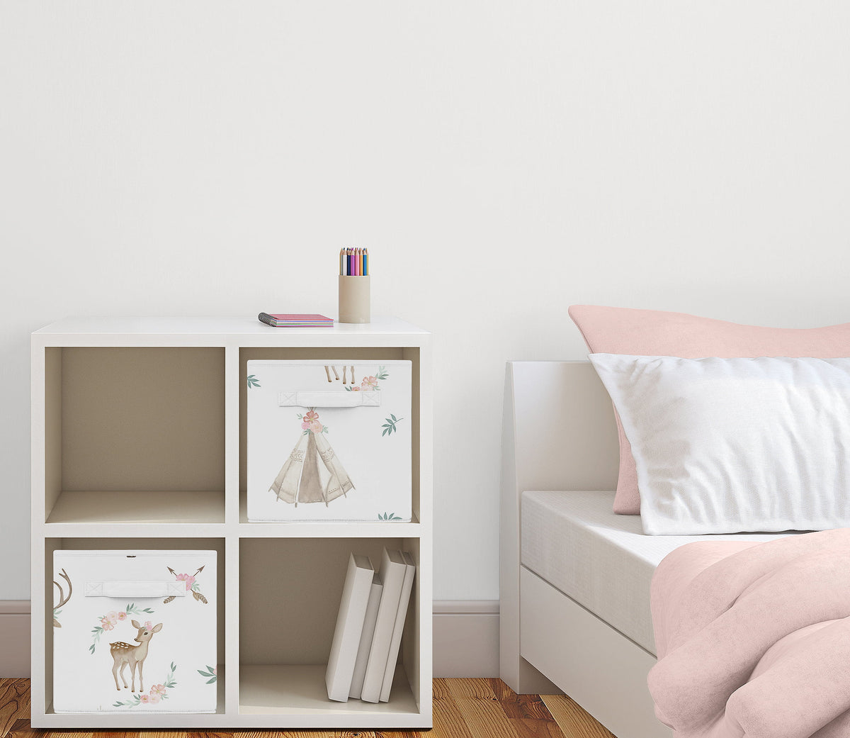 2 Piece Fabric Storage Bins M755