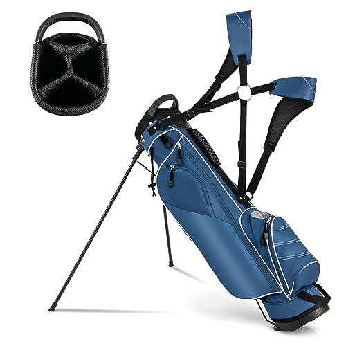 Golf Stand Bag with 4 Way Dividers and 4 Pockets J315615