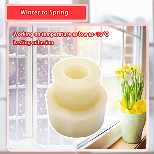 Transparent Window Weather Sealing Tape, 3 Inch x 55 Yards C421