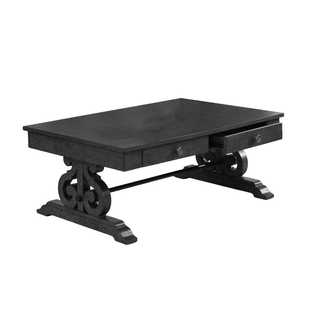 Solid Wood Coffee Table and End Table V16207