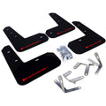 Black Mud Flap with Red Logo J45245