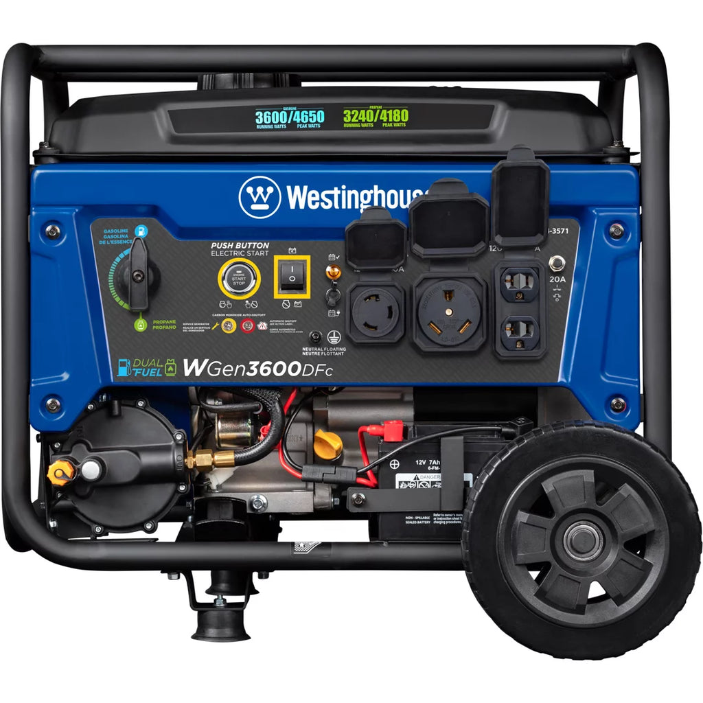 4650 Peak Watt Dual Fuel Portable Generator J149836