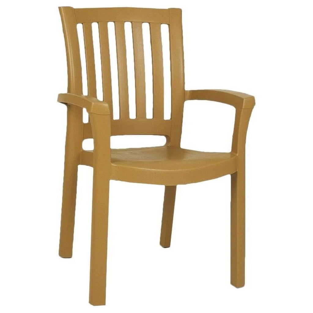 White 5 Piece Resin Patio Table and 4 Chairs V397