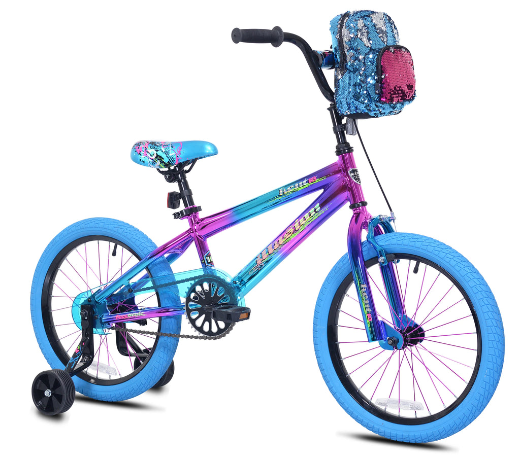 Blue/Purple Girl's Bike E8309