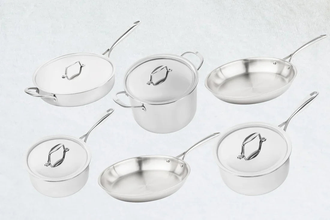 10 Piece Stainless Steel Cookware Set Q34693