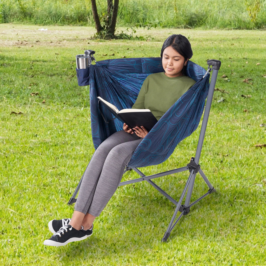 Portable Nylon Hammock Camping Chair W2051