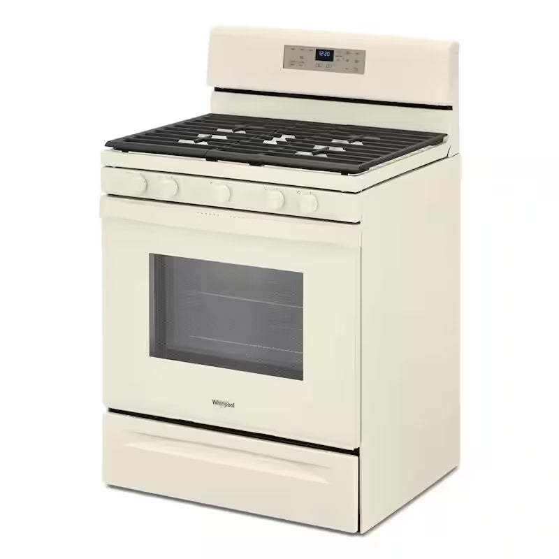 Gas Range with Self Cleaning and Center Oval Burner in Biscuit T835