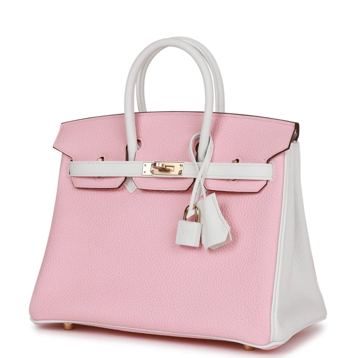 Rose Sakura and White 25 Clemence Handbag N966