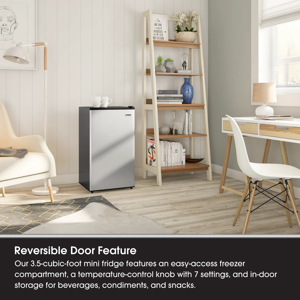 18.5 inch 3.5 Cu. ft. Compact Refrigerator Single Door V38287