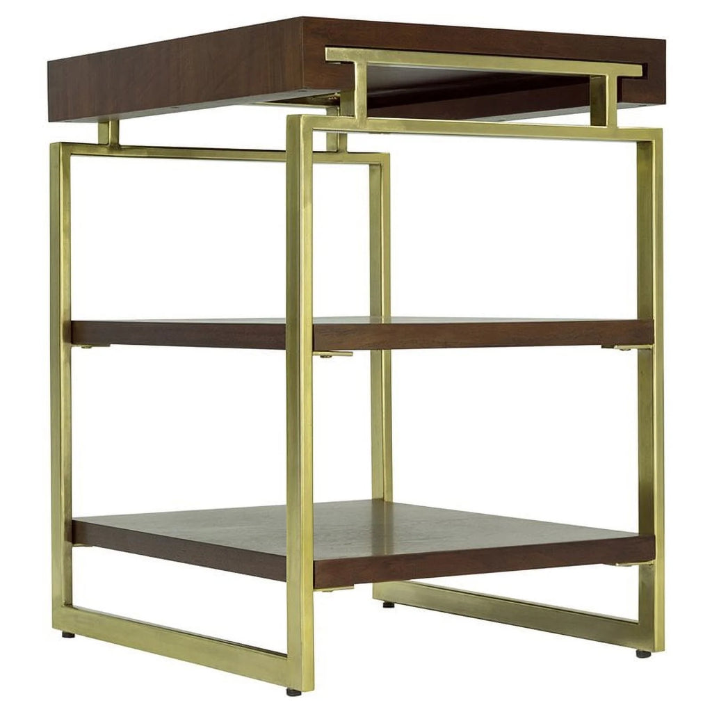 Chairside Table Rich Nut Brown X874