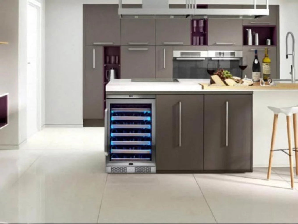 54 Bottle Stainless Steel Wine Refrigerator A65272