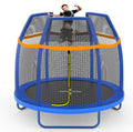 7 FT Trampoline with Enclosure Net & Safety Pad Q326854
