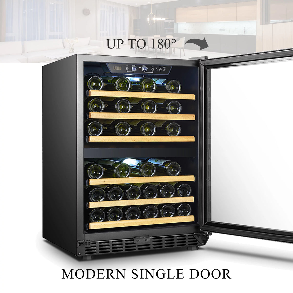 24 inch 44 Bottle Dual Zone Wine Cooler D1016