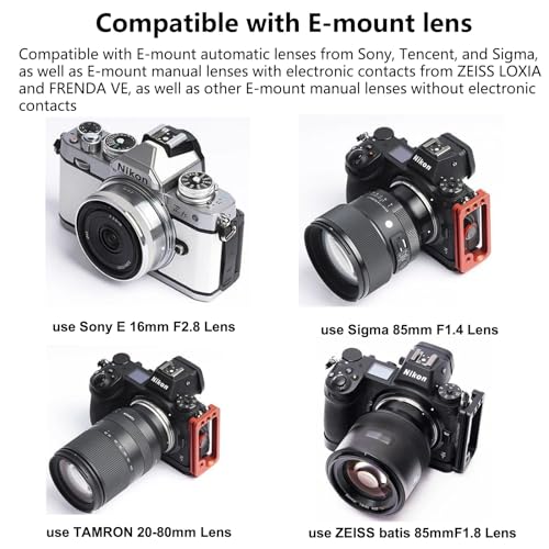 Autofocus Lens Adapter Built-in Electronic Aperture for Sony FE Lens B844