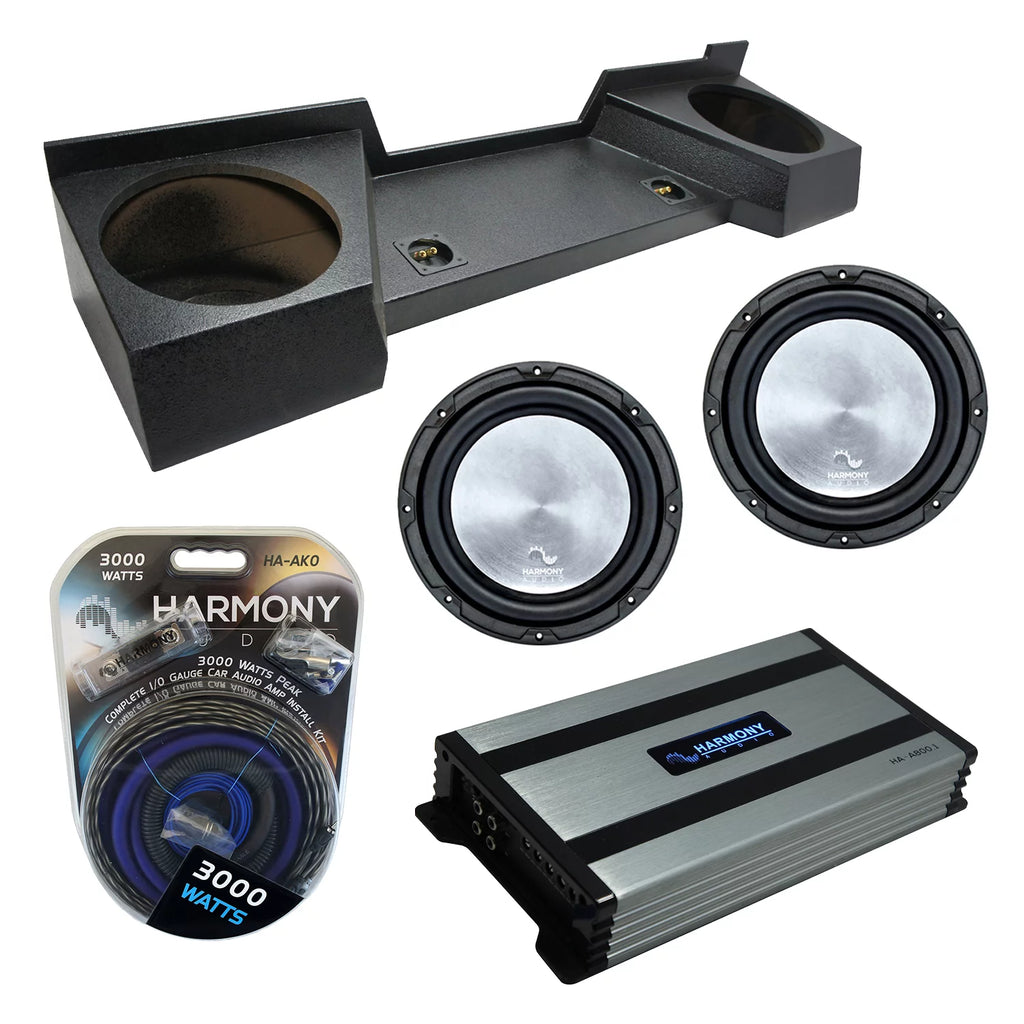 Chevy Silverado Ext Cab Truck Dual 12 Sub Box F366