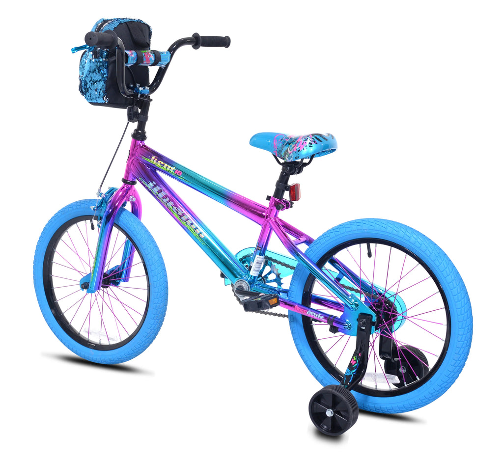 Blue/Purple Girl's Bike E8309