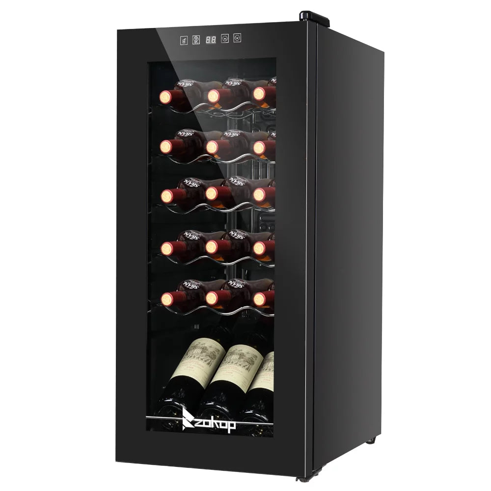 18 Bottle Compressor Wine Cooler with Digital Control J5661