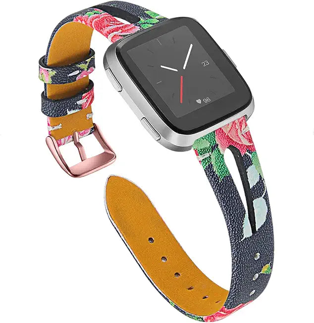 Genuine Leather Bands Compatible Fitbit Versa Smartwatch Z818404