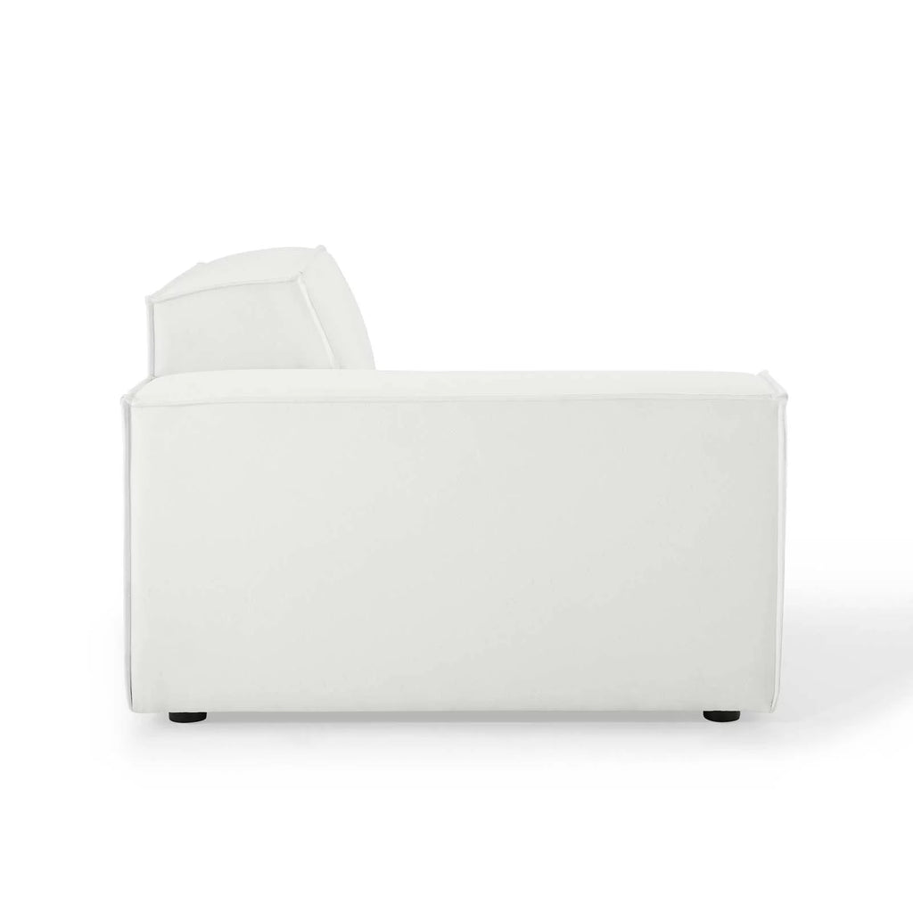 White 6-Piece Fabric Sectional Sofa G940