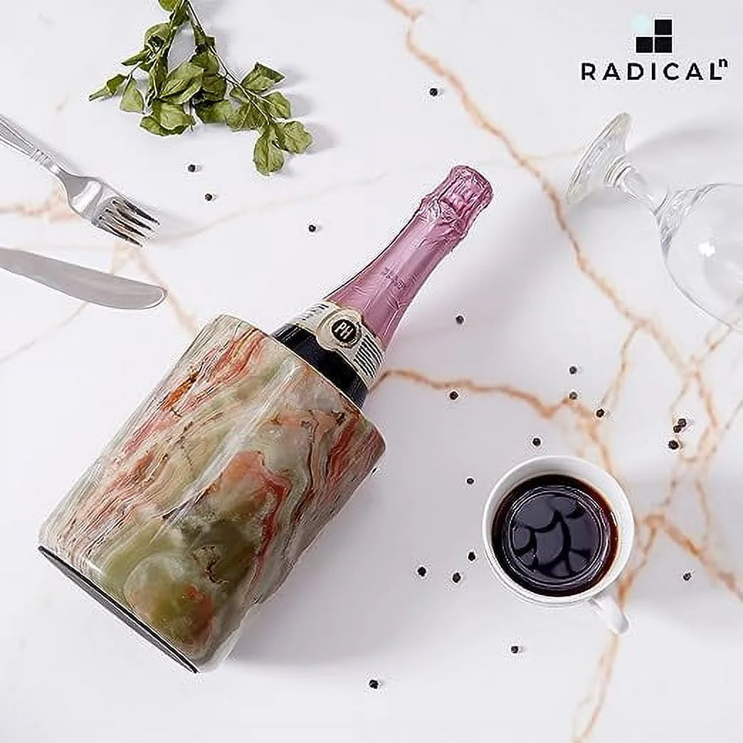 Handmade Marble Wine Chiller 5x5x6.5 Inch H47438