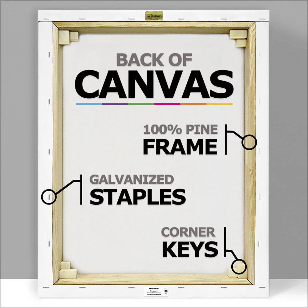Canvas Art Print 12" x 8" S3045