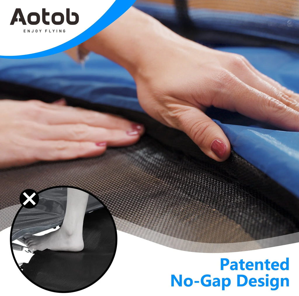 7 FT Trampoline with Enclosure Net & Safety Pad Q326854
