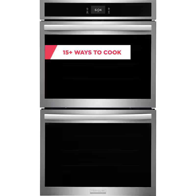 30 in. Double Electric Built-In Wall Oven in Stainless Steel with Air Fry L16124