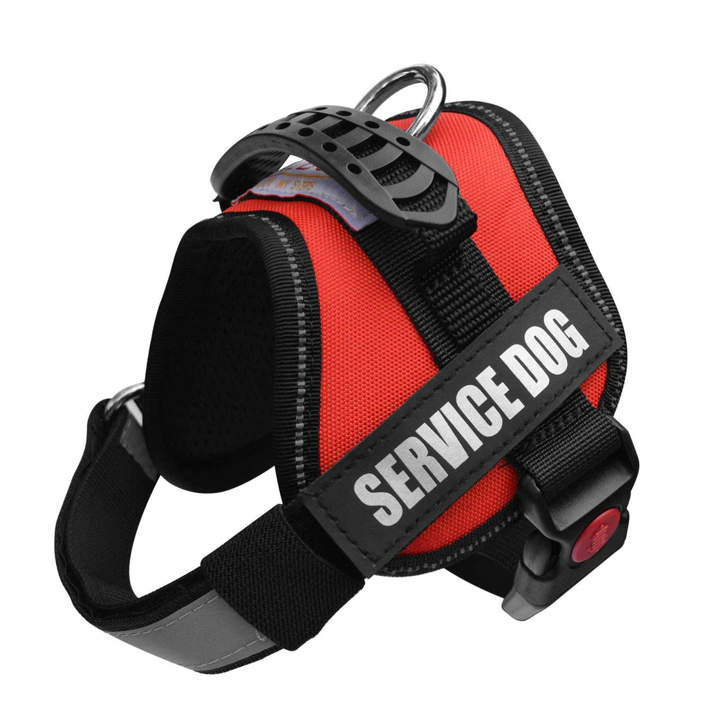 Service Dog Vest Harness Reflective Woven Polyester Nylon I445772