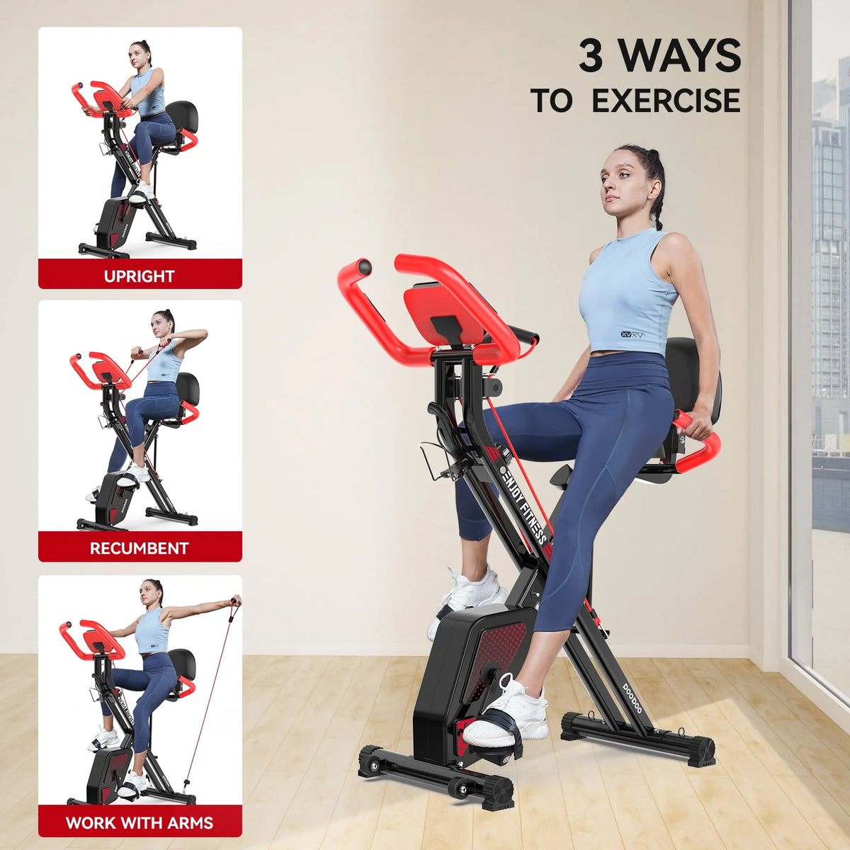 Foldable Magnetic Exercise Bike A2293