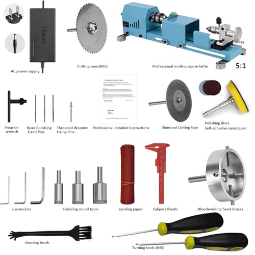 Mini Multi-Purpose Lathe with Tools O260