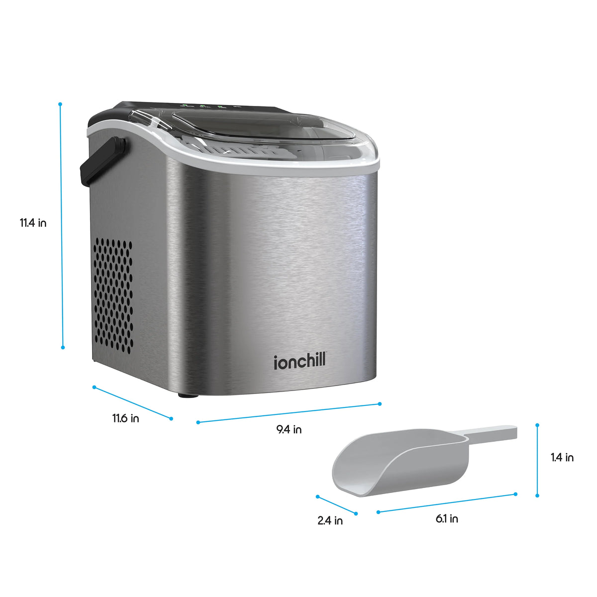Portable Countertop Bullet Ice Maker I807
