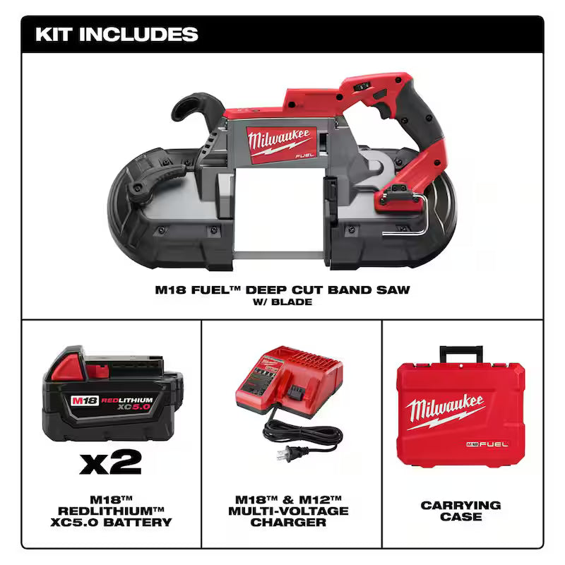 18V Lithium-Ion Brushless Cordless Deep Cut Band Saw F53758
