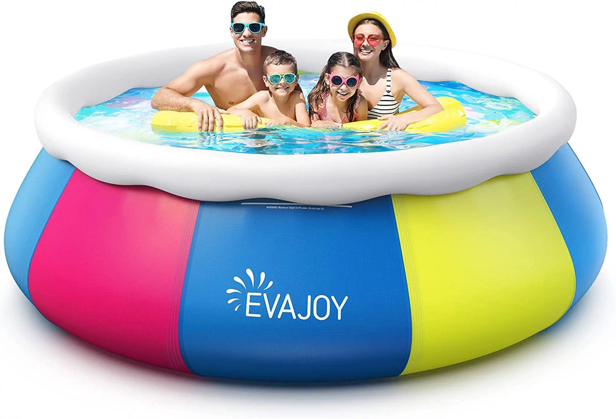 10ft 30in Easy Set Inflatable Swimming Pool with Pool Cover L6257
