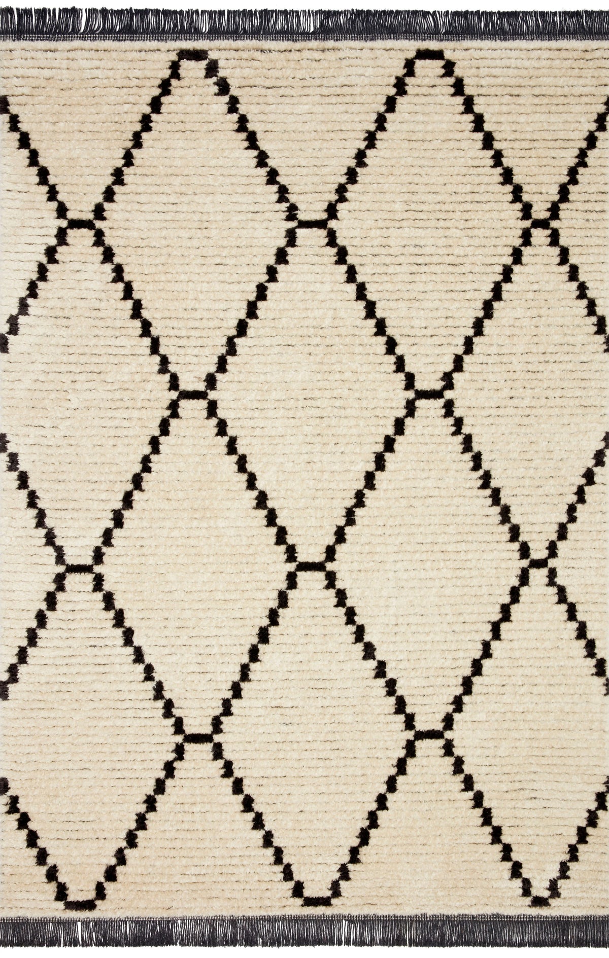 Cream Charcoal Rug J71520