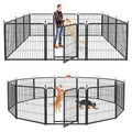 Heavy Duty Anti-Rust Dog Playpen with Doors C894796