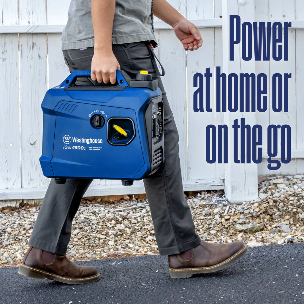 1500 Peak Watt Portable Gas Inverter Generator with CO Sensor M248