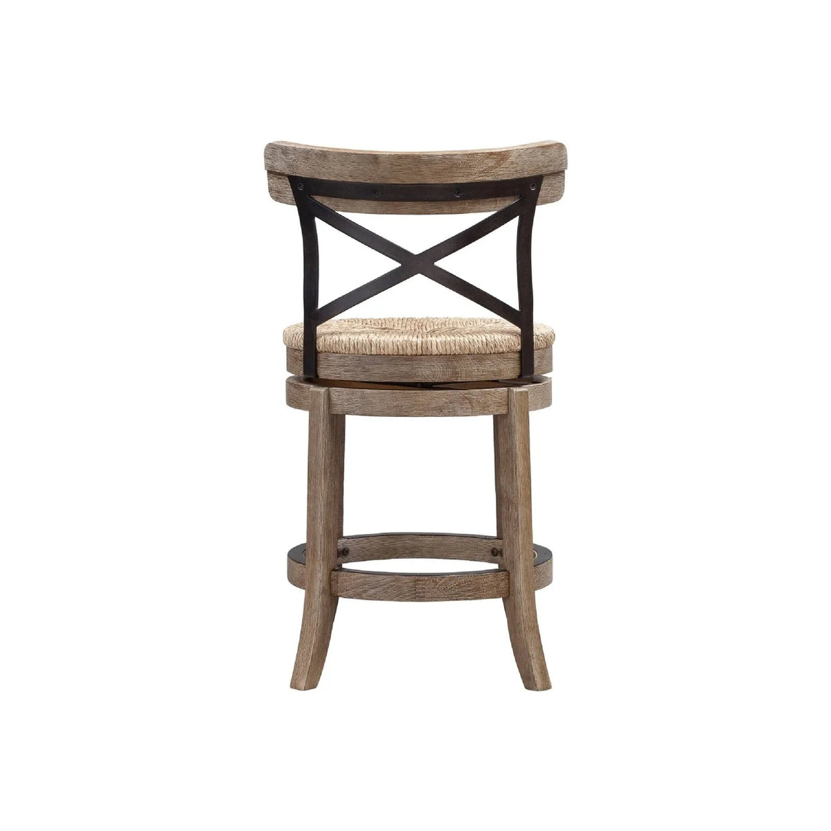 24 Inch Wood Swivel Counter Stool Z98014