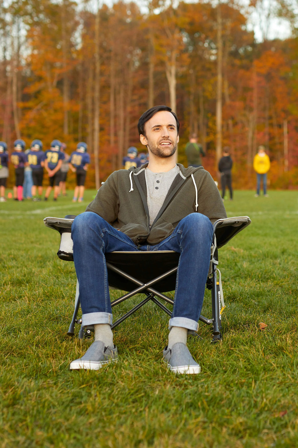 Foldable Rocking Camp Chair H474