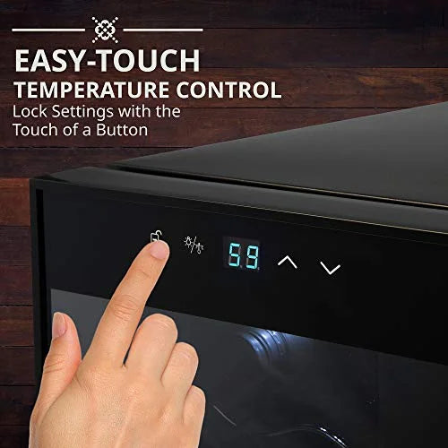 28 Bottle Compressor Wine Cooler Refrigerator A8577