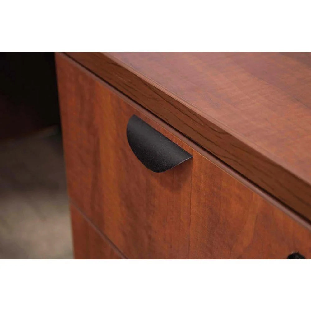 60" Double Pedestal L-Desk with 47" Return M761
