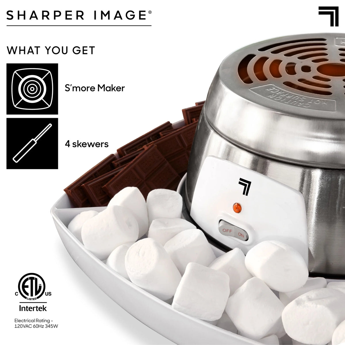 Electric Tabletop S'mores Maker 6 Piece Set U838