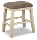 Antique White Counter Height Barstool Set of 2 M534
