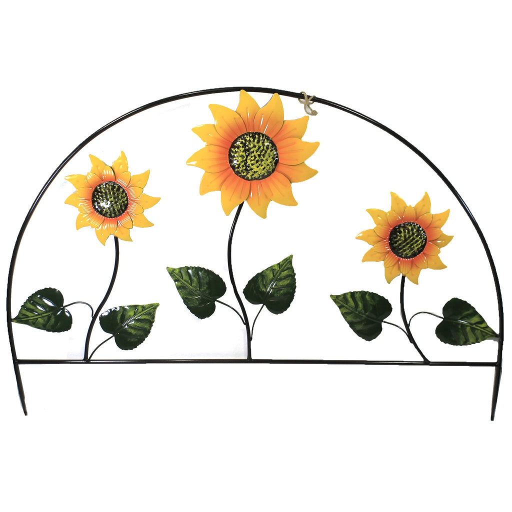 Sunflower Metal Yard Stake P66749