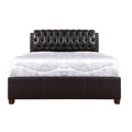 Dark Brown Queen Size Panel Beds T803