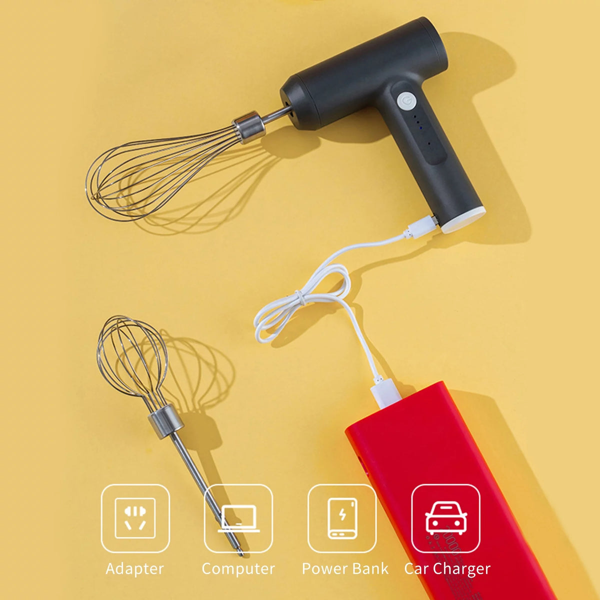 Handheld Electric Beater with Egg Separator D86912