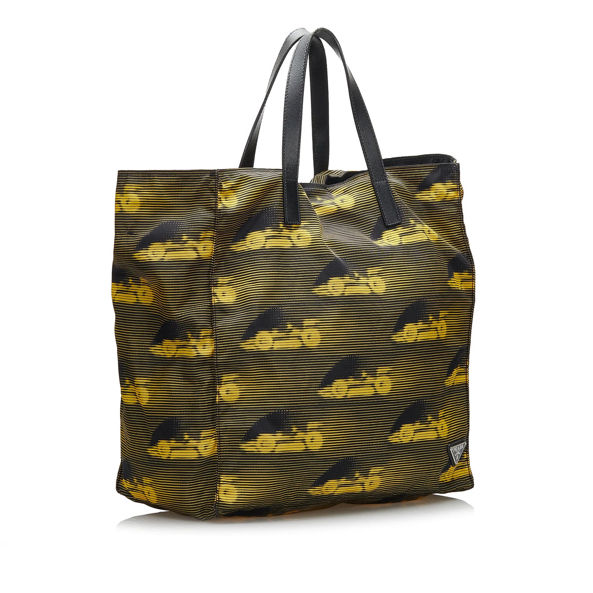 Yellow Nylon Satchel F202495