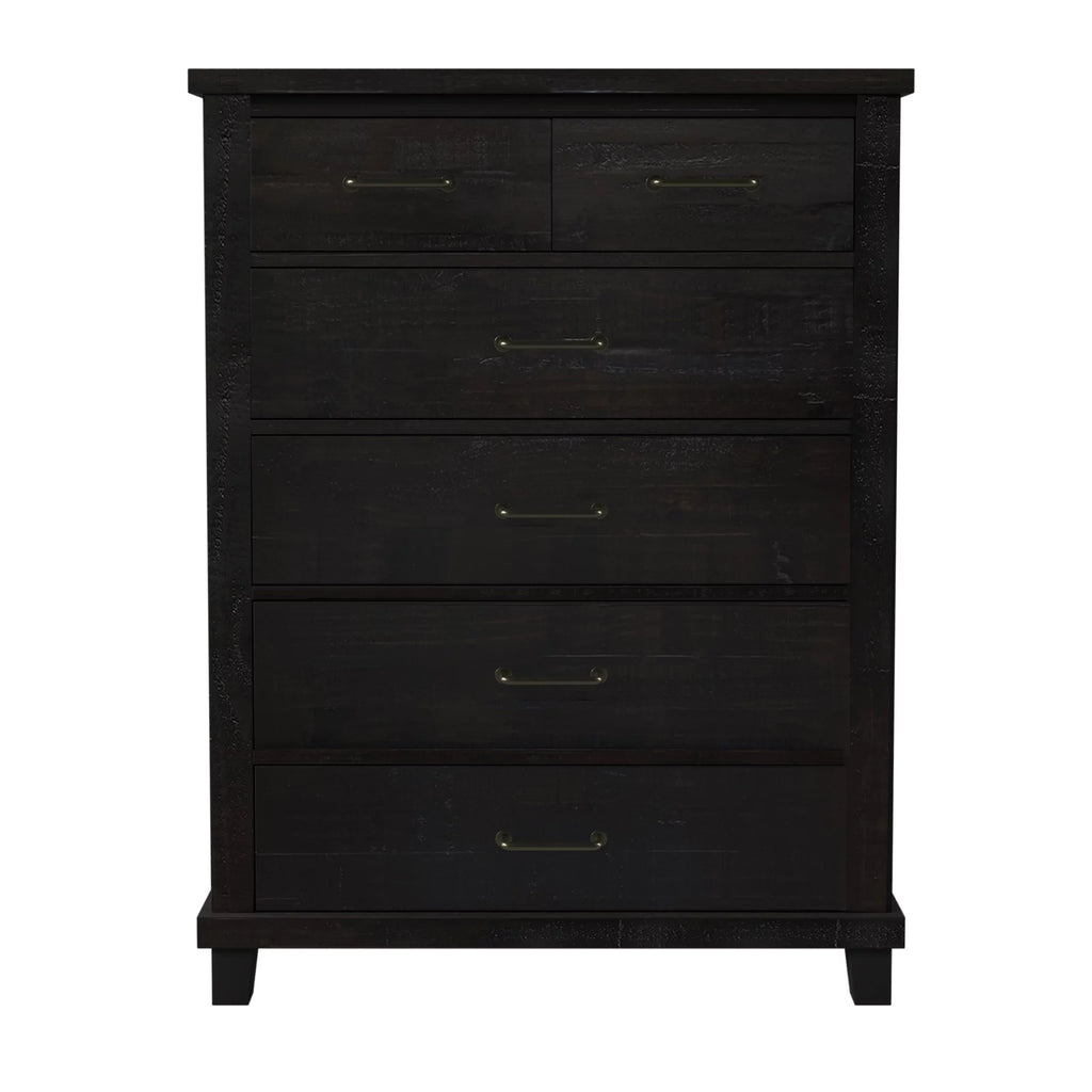 Solid Pine Wood Six-Drawer Chest K306741